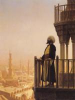 Jean Léon Gérôme  - paintings - The Call to Prayer
