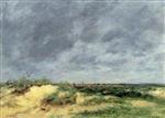 Eugene Boudin  - Bilder Gemälde - The Berck Dunes