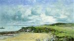 Eugene Boudin  - Bilder Gemälde - The Coast of Portrieux