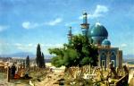 Jean Leon Gerome  - Bilder Gemälde - Die grüne Moschee