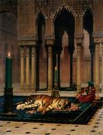 Jean Leon Gerome  - Bilder Gemälde - Der Tiger des Pasha