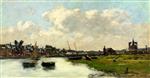 Eugene Boudin  - Bilder Gemälde - The Port of Trouville