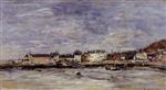 Eugene Boudin  - Bilder Gemälde - Trouville, the Port