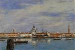 Eugene Boudin  - Bilder Gemälde - Venice, the Grand Canal