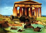 Jean Leon Gerome  - Bilder Gemälde - Blick auf Paestum