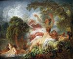 Jean Honore Fragonard - Bilder Gemälde - Badende