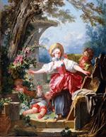 Jean Honore Fragonard - Bilder Gemälde - Blind Man's Buff