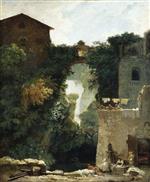 Jean Honore Fragonard - Bilder Gemälde - Cascades at Tivoli