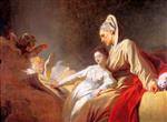Jean Honore Fragonard - Bilder Gemälde - Education of the Virgin