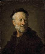 Jean Honore Fragonard - Bilder Gemälde - Head of an Old Man