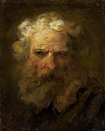 Jean Honore Fragonard - Bilder Gemälde - Head of an Old Man