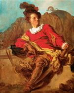 Jean Honore Fragonard  - Bilder Gemälde - Jean-Claude Richard, Abbot of Saint-Non