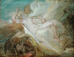 Jean Honore Fragonard  - Bilder Gemälde - Jupiter and Io