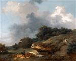 Jean Honore Fragonard  - Bilder Gemälde - L'Abreuvoir