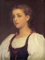 Lord Frederic Leighton - Peintures - Biondina