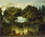 Jean Honore Fragonard  - Bilder Gemälde - Le Petit Parc