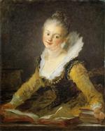 Jean Honore Fragonard  - Bilder Gemälde - Portrait of Anne-Louise Brillon de Jouy