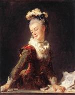 Jean Honore Fragonard  - Bilder Gemälde - Portrait of Marie-Madeleine Guimard