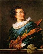 Jean Honore Fragonard  - Bilder Gemälde - Portrait of the Abbot of Saint-Non