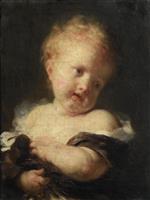 Jean Honore Fragonard  - Bilder Gemälde - The Blond Child