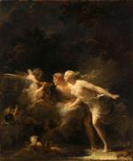 Jean Honore Fragonard  - Bilder Gemälde - The Fountain of Love