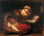 Jean Honore Fragonard  - Bilder Gemälde - The Good Mother