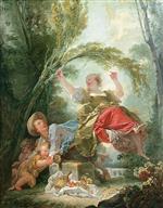 Jean Honore Fragonard  - Bilder Gemälde - The See-saw