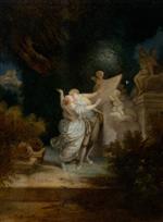 Jean Honore Fragonard  - Bilder Gemälde - The Sermon of Love