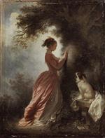 Jean Honore Fragonard  - Bilder Gemälde - The Souvenir