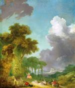 Jean Honore Fragonard  - Bilder Gemälde - The Swing