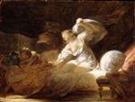 Jean Honore Fragonard  - Bilder Gemälde - The Useless Resistance