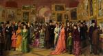 William Powell Frith - Bilder Gemälde - A Private View at the Royal Academy