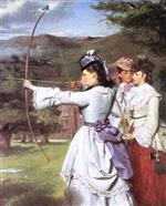 William Powell Frith - Bilder Gemälde - English Archers