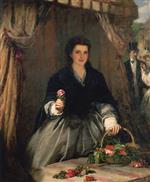 William Powell Frith - Bilder Gemälde - Flower Seller