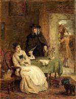 William Powell Frith - Bilder Gemälde - Jonathan Swift and Vanessa