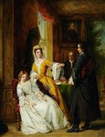William Powell Frith  - Bilder Gemälde - The Bride of Lammermoor
