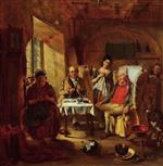 William Powell Frith  - Bilder Gemälde - The family lawyer