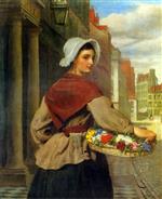 William Powell Frith  - Bilder Gemälde - The Flower Seller