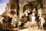 William Powell Frith  - Bilder Gemälde - The Merry Wives of Windsor