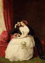 William Powell Frith  - Bilder Gemälde - The Proposal