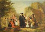 William Powell Frith  - Bilder Gemälde - The Village Pastor