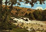 Henri Joseph Harpignies - Bilder Gemälde - Boy Seated by a River