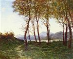 Henri Joseph Harpignies - Bilder Gemälde - Environs De Menton, Le Royal