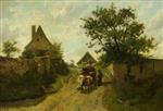 Henri Joseph Harpignies - Bilder Gemälde - Farmhouse at St Aubin, Jersey