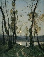 Henri Joseph Harpignies - Bilder Gemälde - Moonlight
