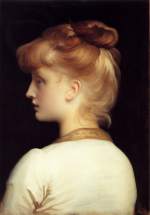 Frederic Leighton  - Peintures - Jeune fille