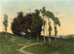 Henri Joseph Harpignies  - Bilder Gemälde - Pathway at St. Privé