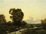 Henri Joseph Harpignies  - Bilder Gemälde - Sunset