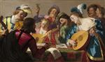 Gerrit van Honthorst - Bilder Gemälde - Concert