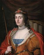 Gerrit van Honthorst - Bilder Gemälde - Elisabeth Stuart als Esther